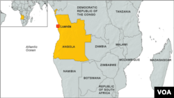 Map of Angola
