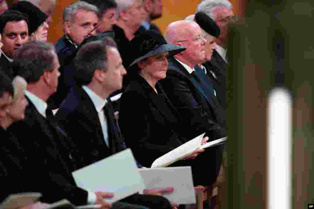 Scotland's First Minister Nicola Sturgeon attends a Service of Prayer and Reflection for the Life of Queen Elizabeth II at St. Giles' Cathedral, Edinburgh, Sept. 12, 2022.