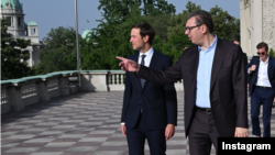 Džared Kušner i Aleksandar Vučić u Predsedništvu Srbije, 19. jun 2024. (foto: Instagram/buducnostsrbijeav)