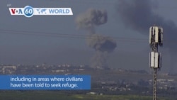 VOA60 World - Israeli strikes across Gaza kill dozens of Palestinians