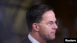 El primer ministro holandés, Mark Rutte, asiste a una cumbre de la Unión Europea en Bruselas, Bélgica, el 1 de febrero de 2024.