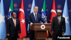 Efiopiya, Turkiya va Somali tashqi ishlar vazirlari