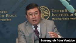 Moe Zaw Oo, Deputy FM of NUG discussing on "Rescuing Democracy in Myanmar" event at USIP Washington DC. (24 MAR, 2023 Friday)