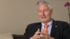 FILE - Switzerland's Ambassador to the U.S. Jacques Pitteloud is seen in a screen grab from a March 10, 2022, interview with VOA in Washington.