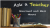 Noncount and Mass Nouns