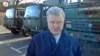 Former Ukrainian President Petro Poroshenko, who served from 2014-2019, is seen during an interview via Skype with VOA's Misha Komadovsky, March 15, 2023.