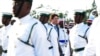 Canada Prime Minister Justin Trudeau arrives in Nassau, Bahamas, on Feb. 15, 2023. 
