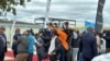 Zimbabwean journalists cover a story at a mine in Hwange district in April 2024. (Columbus Mavhunga/VOA)