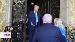 Donald Trump recibe a Benjamin Netanyahu en Mar-A-Lago
