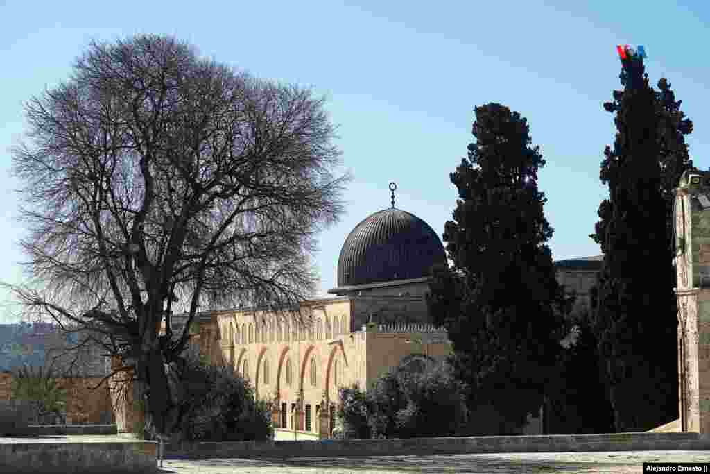 Mezquita de Al Aqsa, construida hace casi de 1.000 años y la mayor de Jerusalén.