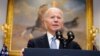 FILE - U.S. President Joe Biden delivers a statement during brief remarks at the White House in Washington, July 14, 2024. Biden said July 21, 2024, he is withdrawing from the 2024 presidential election race.