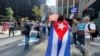 "Esto es lo que debería pasar en Cuba": protestas de exiliados contra Díaz-Canel en Nueva York