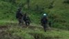 Deux territoires du Nord-Kivu, Rutshuru et Masisi (où Mweso est située), sont en proie depuis fin 2021 à un conflit qui oppose la rébellion du M23 à l'armée congolaise.(Photo by Glody MURHABAZI / AFP)