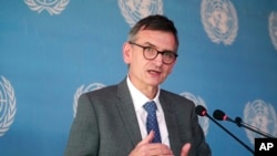 FILE - Volker Perthes, Babban wakilin Majalisar Dinkin Duniya a Sudan. 