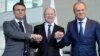 En muestra de unidad, Alemania, Francia y Polonia prometen más armas para Ucrania