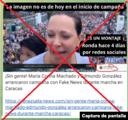 Captura de la desinformación en Telegram, donde se impulsó la nota y cuenta con más de 2 mil visualizaciones.
