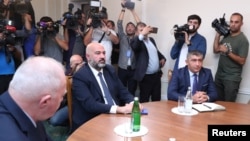 Qarabağ erməni icmasının təmsilçisiləri Davit Melkumyan və Sergey Martirosyan
