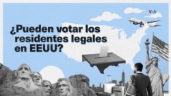 ¿Pueden votar los residentes legales en EEUU?