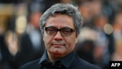 FILE — Iranian director Mohammad Rasoulof poses as he arrives for the "Un Certain Regard" prize ceremony at the 70th edition of the Cannes Film Festival in Cannes, southern France, May 27, 2017.