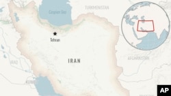 Este es un mapa localizador de Irán con su capital, Teherán.