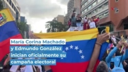 María Corina Machado y Edmundo González inician oficialmente su campaña electoral