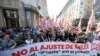 Multitudinaria manifestación de desocupados se toma las calles de Buenos Aires, pese a Milei
