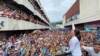 María Corina Machado, candidata presidencial del partido Vente Venezuela, participa en un mitin en Valera, estado Trujillo, el 18 de junio de 2023.