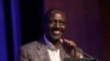 El presidente de Kenia, William Ruto, pronuncia un discurso de apertura durante un evento empresarial entre EEUU y Kenia organizado por Prosper Africa, en San Francisco, California, el 15 de septiembre de 2023. 