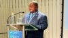 Ossufo Momade, presidente da Renamo, na Conferência Democracia em África, da IDC, Lisboa, 24 Fevereiro 2023 