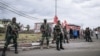 Basoda ba mampinga ma RDC (FARDC) na état de siège na Goma, Nord-Kivu, sanza ya mitano 10 2021.