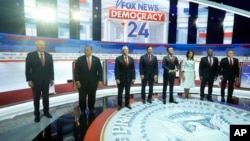 Los ocho precandidatos se reunieron en Milwaukee, Wisconsin, para ofrecer un vistazo a sus plataformas presidenciales en un primer debate que inicia formalmente los eventos de campaña en las elecciones de 2024 en EEUU. 