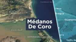 Mapa de Médanos de Coro