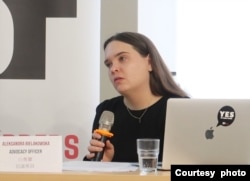 無國界記者組織東亞辦事處倡議專員白奧蘭(Aleksandra Bielakowsk)