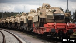 Arhiv - M1A1 Abrams tenkovi u Njemačkoj.