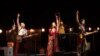 Abraham Kim, Joe Ngo, Brooke Ishibashi, Jane Lui, and Tim Liu in Cambodian Rock Band at Arena Stage at the Mead Center for American Theater running July 19 through August 27. (Margot Schulman/Arena Stage)