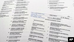 Detalle de la acusación en Georgia del 14 de agosto de 2023 contra el expresidente Donald Trump.