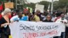 Manifestação em Luanda, Angola, 17 Junho 2023