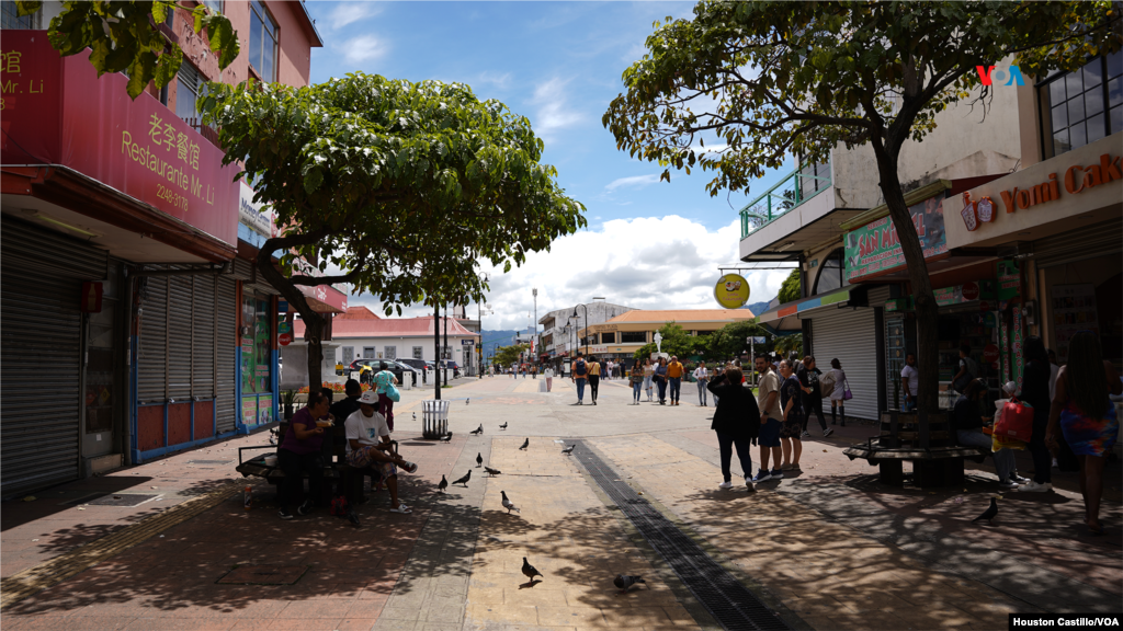 En el Barrio Chino de Costa Rica se realizan diversas actividades culturales, según los lugareños. Foto Houston Castillo, VOA