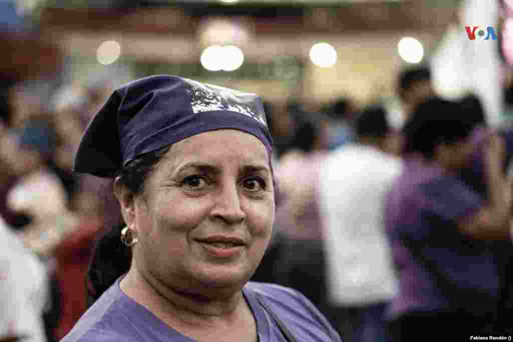 Lebia Perdomo también acude todos los años a la procesión del Nazareno de San Pablo en Caracas. “Él significa para mí todo, es el hijo de Dios. Le pido mucho por la salud de mi familia y por el mundo entero”.