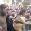 A mob in Pakistani Lahor