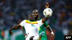 Sadio Mane, autor de um dos golos do Senegal na vitória sobre os Camarões 3-1, no Estádio Charles Konan Banny in Yamoussoukro. 19 janeiro 2024. (KENZO TRIBOUILLARD / AFP)