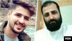 فرهاد سلیمی (راست) و محمد قبادلو