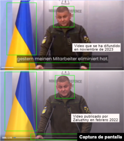 Comparación entre los dos videos.