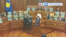 Manchetes mundo 13 de Julho: Kosovo - Parlamento acaba em pancadaria