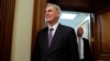 El presidente de la Cámara de Representantes de EEUU, Kevin McCarthy, después de que la Cámara aprobó, 314-117, el acuerdo de techo de deuda que negoció con la Casa Blanca para evitar un incumplimiento histórico en el Capitolio en Washington, el 31 de mayo de 2023.