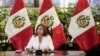 La presidenta de Perú, Dina Boluarte, hace un balance positivo de su gestión