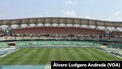 Estádio Félix Houphout-Boigny, em Abidjan, Côte d- Ivoires,de futebol. CAN 2023. Costa do Marfim 