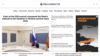A screen shot of Russia's RIA Novosti website on Nov. 23, 2023. RIA Novosti is one of the state-owned outlets that picks up fringe content and out-of-context headlines from U.S. media to bolster Kremlin narratives