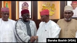 Gwamna Abba Kabir Yusuf da Sheikh Aminu Daurawa a fadar gwamnatin jihar Kano