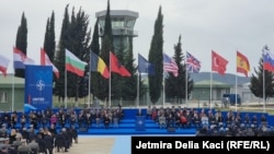 Ceremonija otvaranja nove NATO baze u Albaniji.